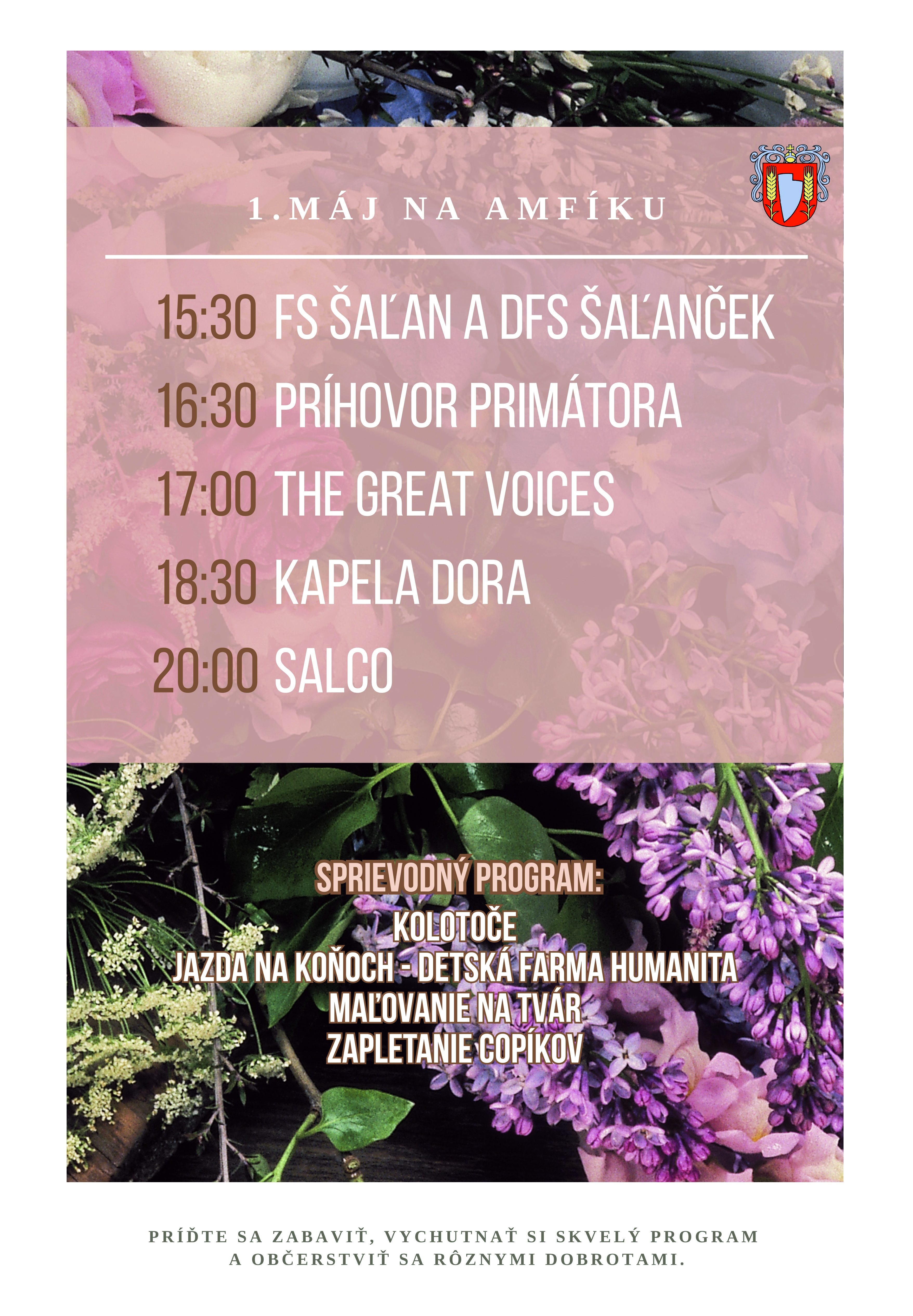 Oslávte 1. máj s nami!