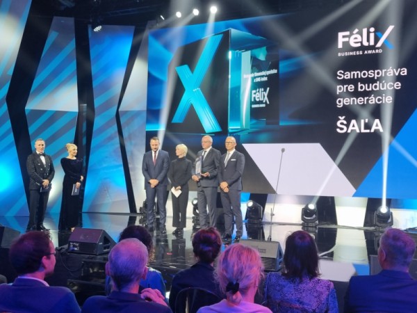 Šaľa získala prvenstvo v súťaži Félix Business Award