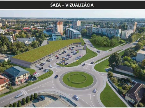 Výstavba nákupného centra v Šali a vo Veči