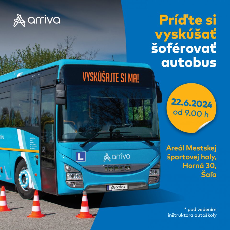 Chcete si vyskúšať šoférovať autobus? V sobotu môžete!