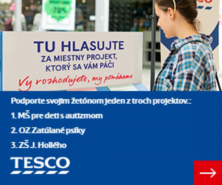 Vy rozhodnete, komu Tesco pomôže