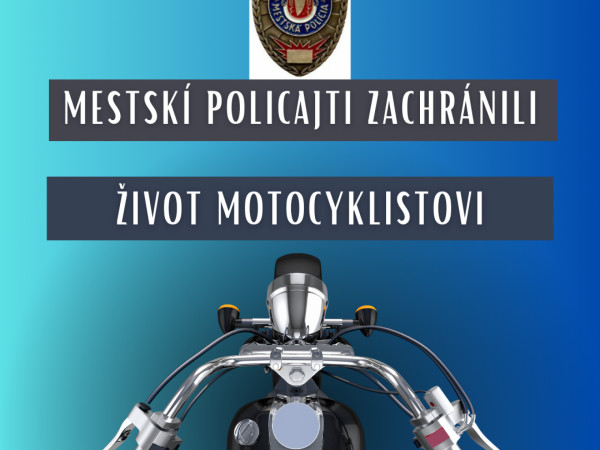 Mestskí policajti opäť zachránili život