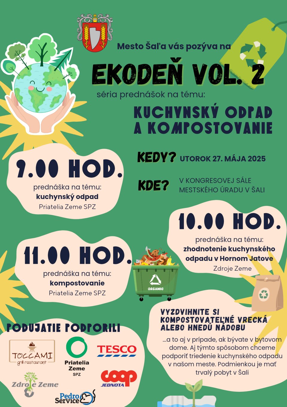EKODEŇ 2: KUCHYNSKÝ ODPAD A KOMPOSTOVANIE