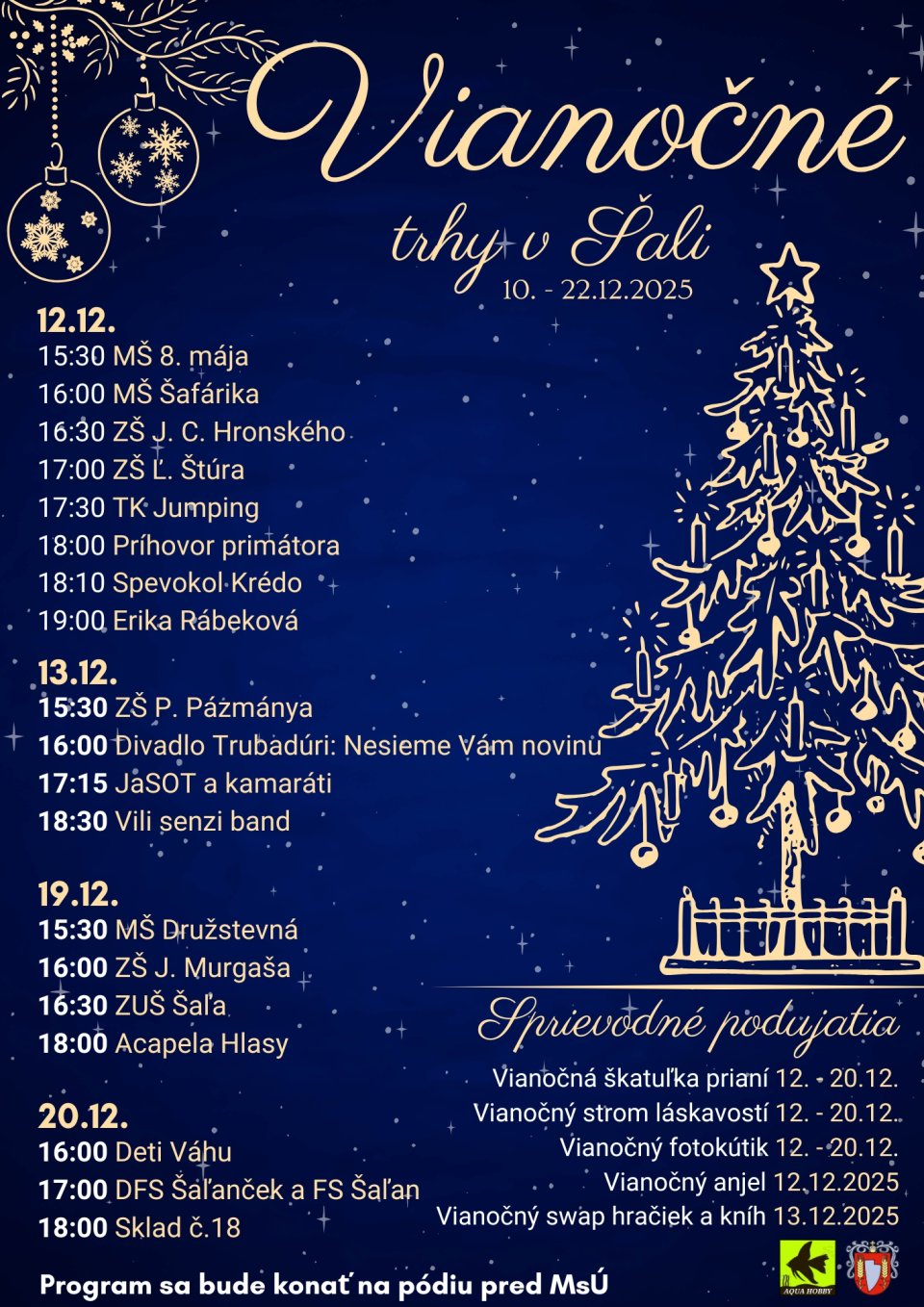 Vianočné trhy v Šali