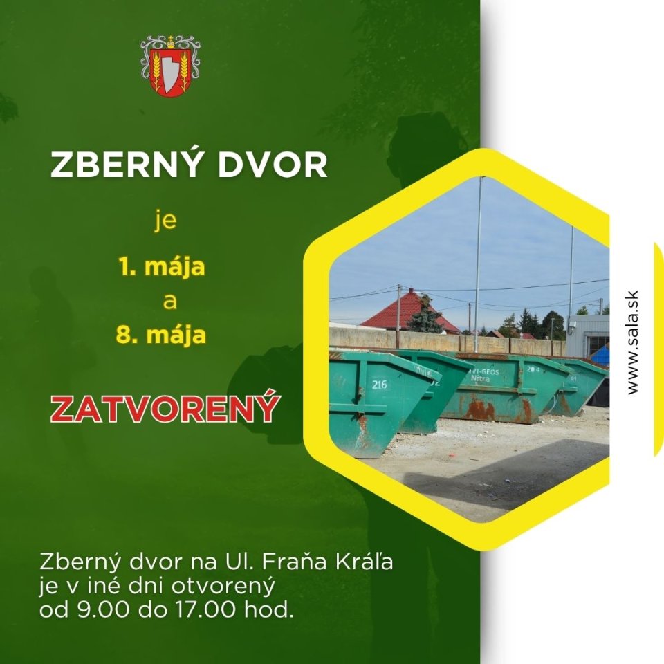 Zberný dvor ZATVORNÝ