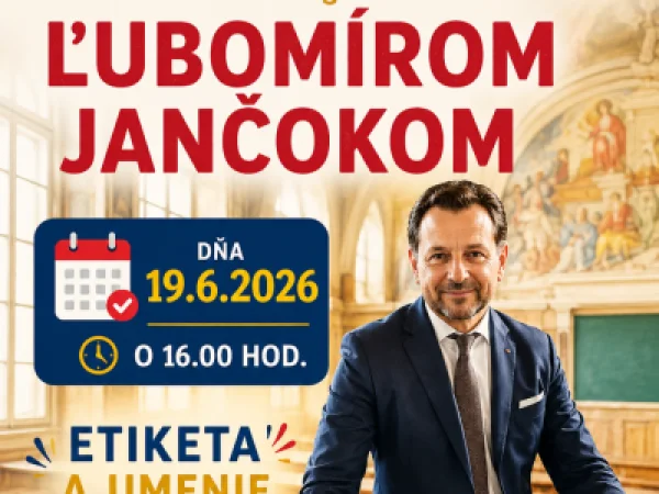 Nezmeškajte prednášku o etikete a svete diplomacie na Šalianskom jarmoku