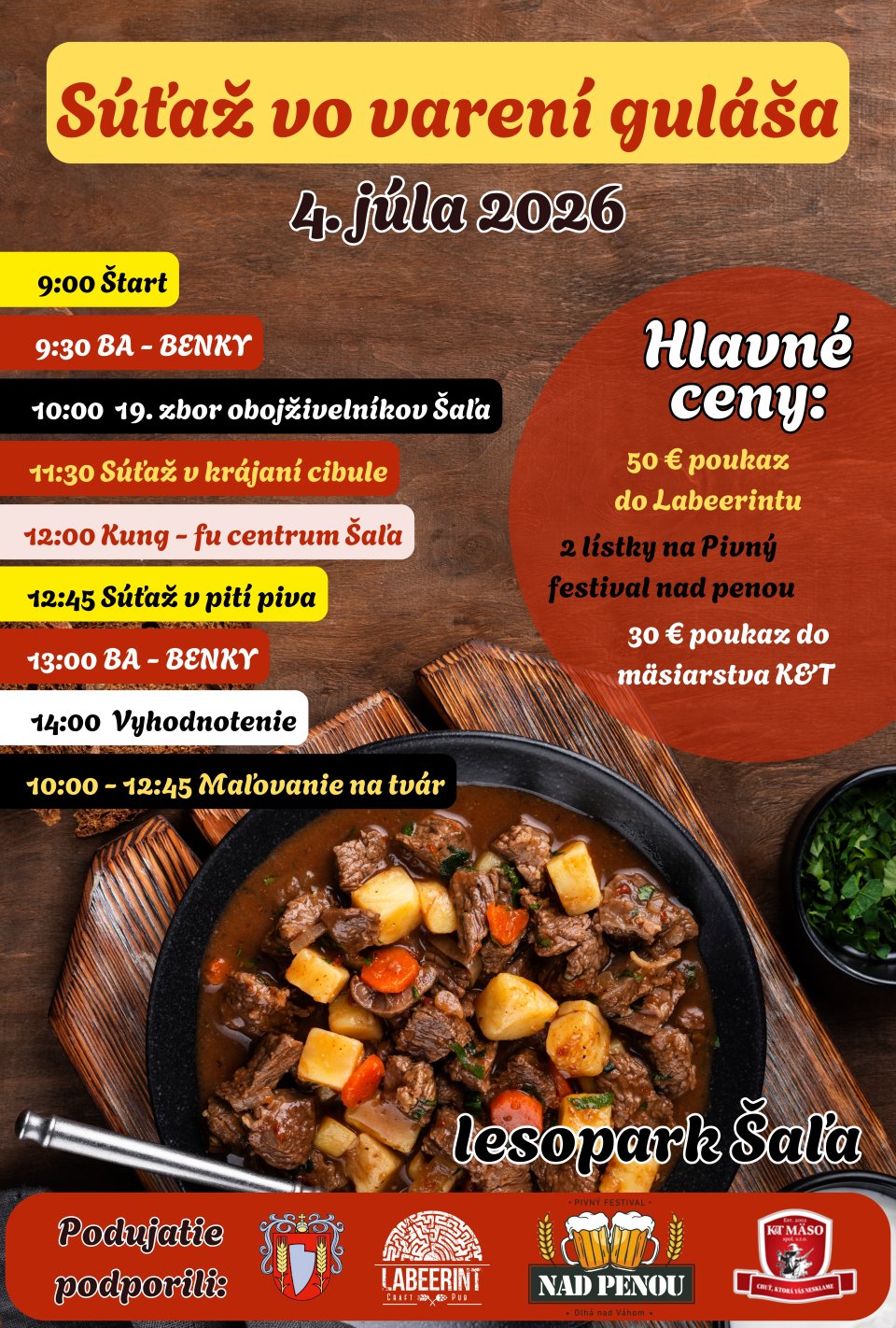 Súťaž vo varení guláša