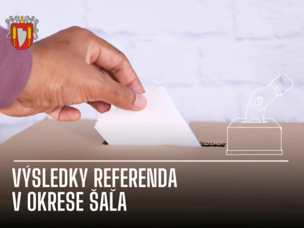 Referendum 2026: Poznáme výsledky za okres Šaľa