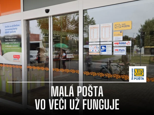 Vo Veči v COOP Jednota už funguje maláPOŠTA