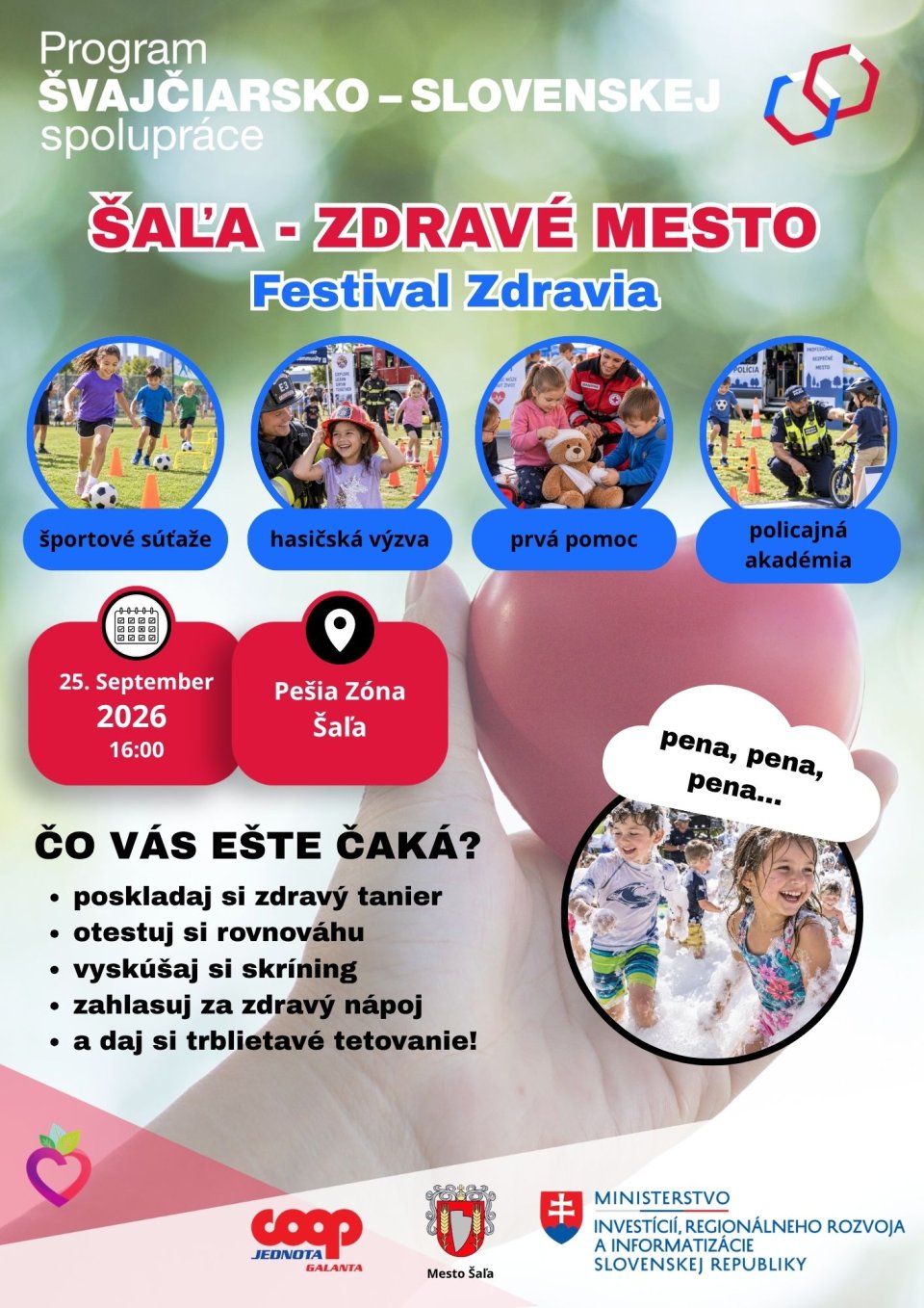 Festival zdravého životného štýlu. Užite si pohyb, súťaže a zábavu pre celú rodinu