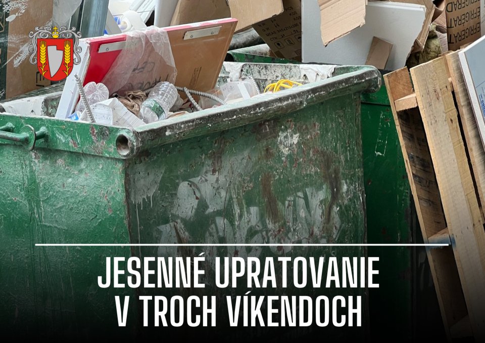 Jesenné upratovanie 2026 a zber nebezpečného odpadu