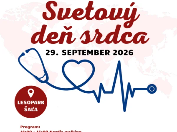 Svetový deň srdca oslávime v Lesoparku pohybom, meraním tlaku aj muzikou