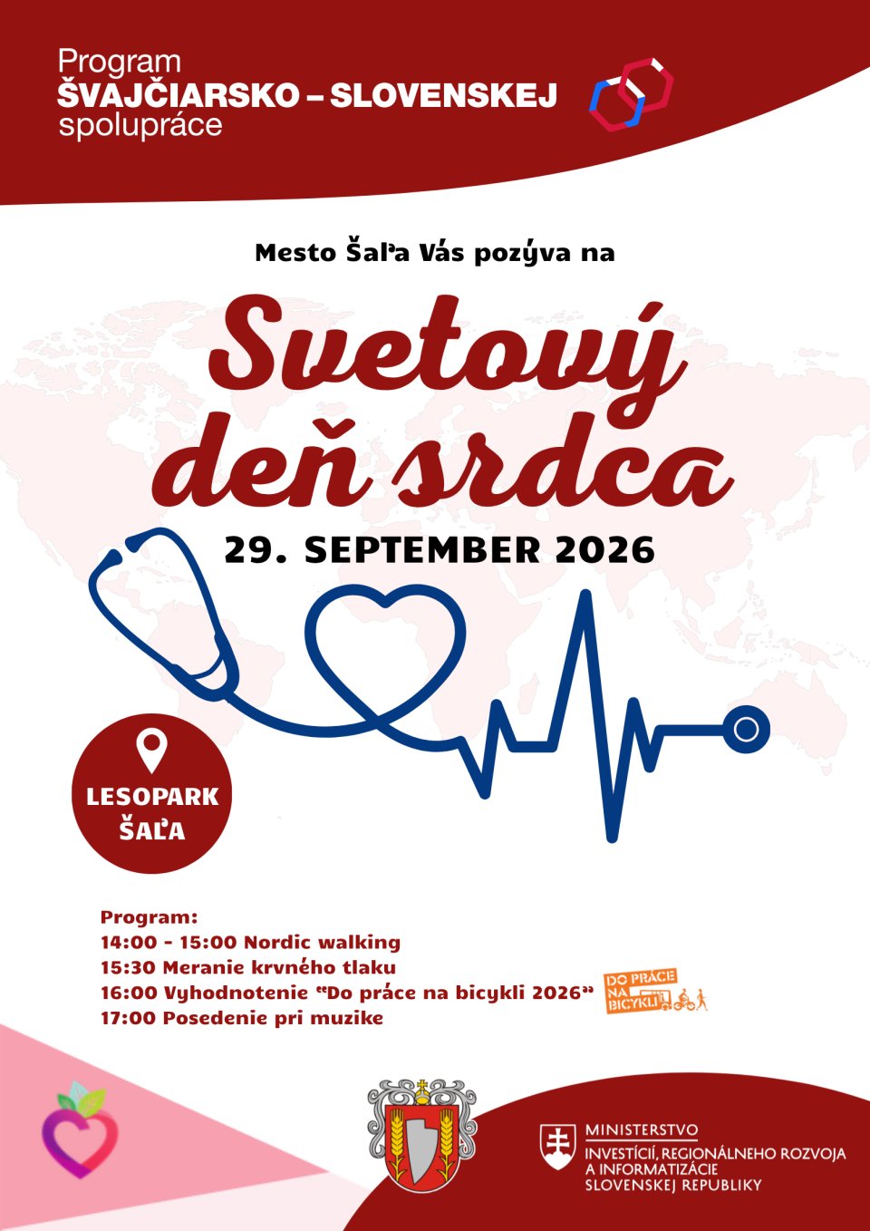 Svetový deň srdca oslávime v Lesoparku pohybom, meraním tlaku aj muzikou