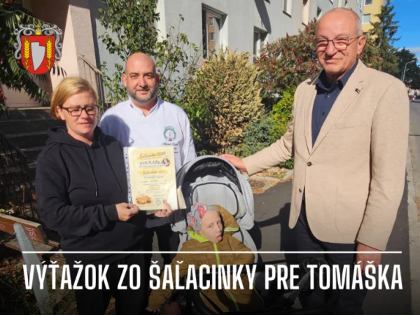 3620 eur zo Šaľacinky putovalo Tomáškovi Vagundovi