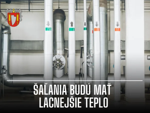 Šaľania budú mať lacnejšie teplo