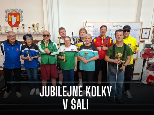 Jubilejné kolky v Šali