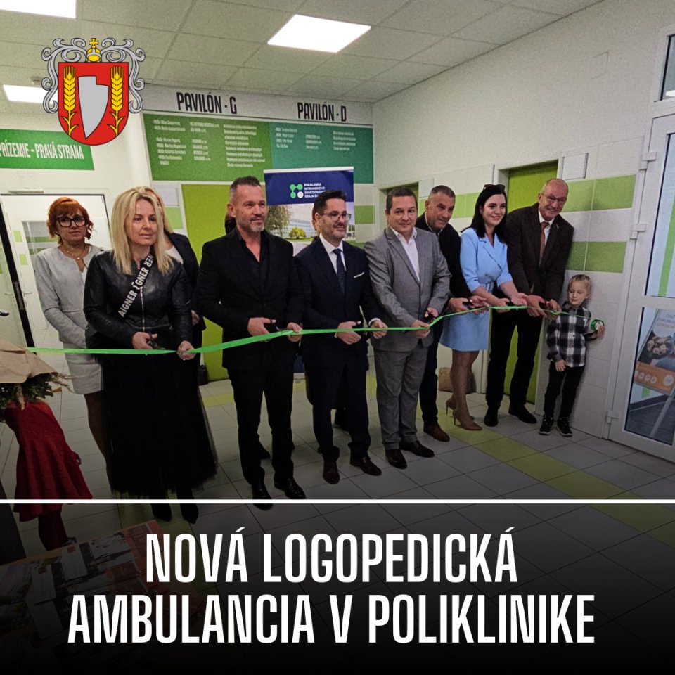V Poliklinike NSK Šaľa otvorili ambulanciu klinickej logopédie