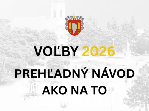NÁVOD - Ako voliť v spojených komunálnych a župných voľbách 2026