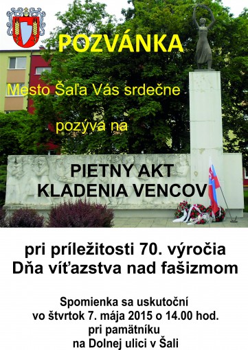 Pietny akt kladenia vencov