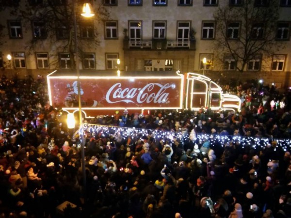 Coca Cola kamión zavítal do Šale
