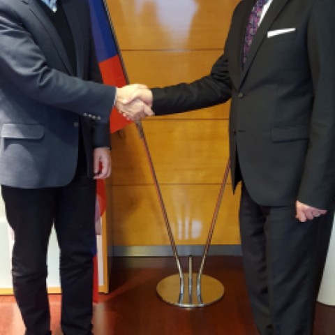 Stretnutie primátora mesta s ministrom financií Petrom Kažimírom