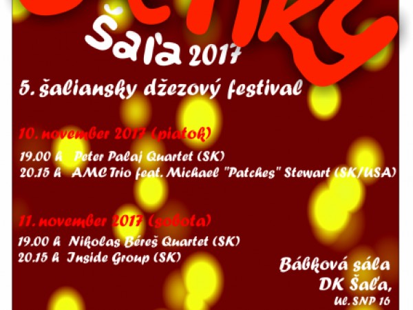 Džezáky Šaľa 2017 – 5. šaliansky džezový festival