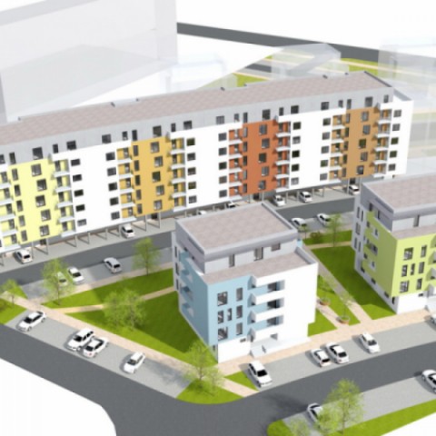 vizualizácia nájomných bytov, zdroj: Pleidel architekti, s.r.o.