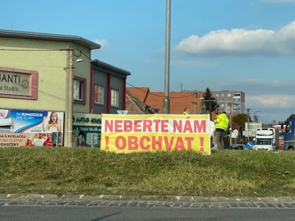 Ďalší protest za výstavbu obchvatu