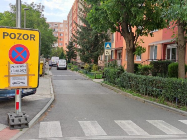 Obnova vodorovného značenia na parkoviskách