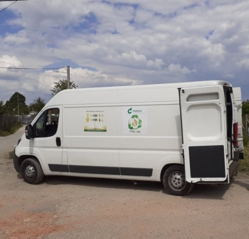 Mobilný zber použitých kuchynských olejov a tukov