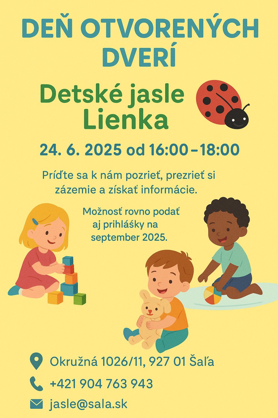 Deň otvorených dverí, detské jasle Lienka