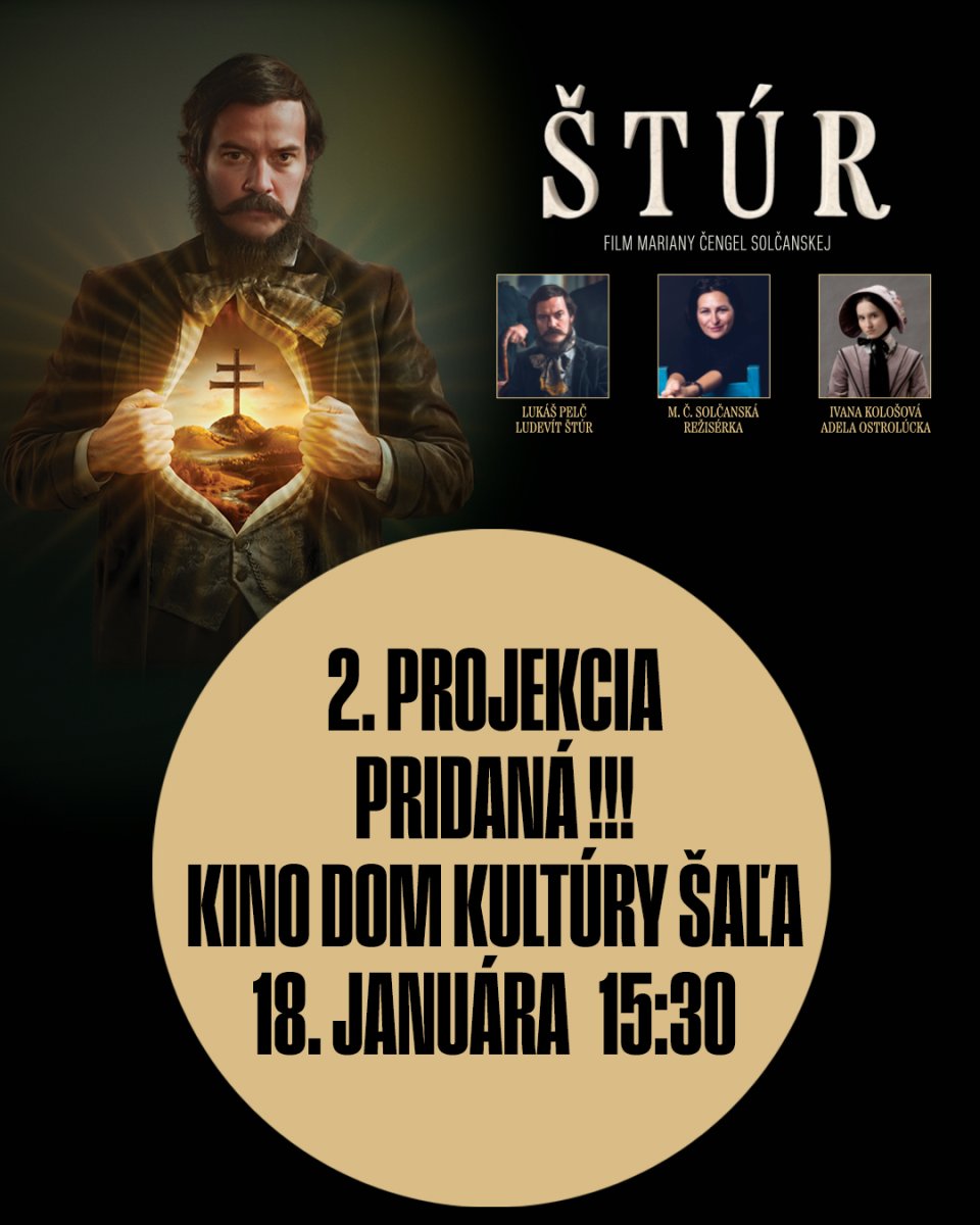 Pre obrovský záujem PRIDANÉ PREMIETANIE filmu ŠTÚR aj s TVORCAMI!