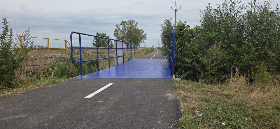 Mostíky na cyklotrase sú dokončené