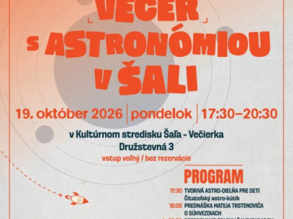 VEČER S ASTRONÓMIOU