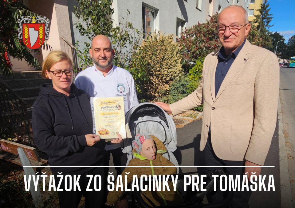 3620 eur zo Šaľacinky putovalo Tomáškovi Vagundovi